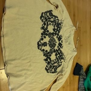 Flowy embroidered long sleeve